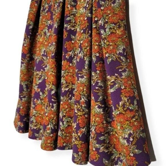 Lularoe floral madison beautiful circular with pockets skirt size small - Picture 9 of 10